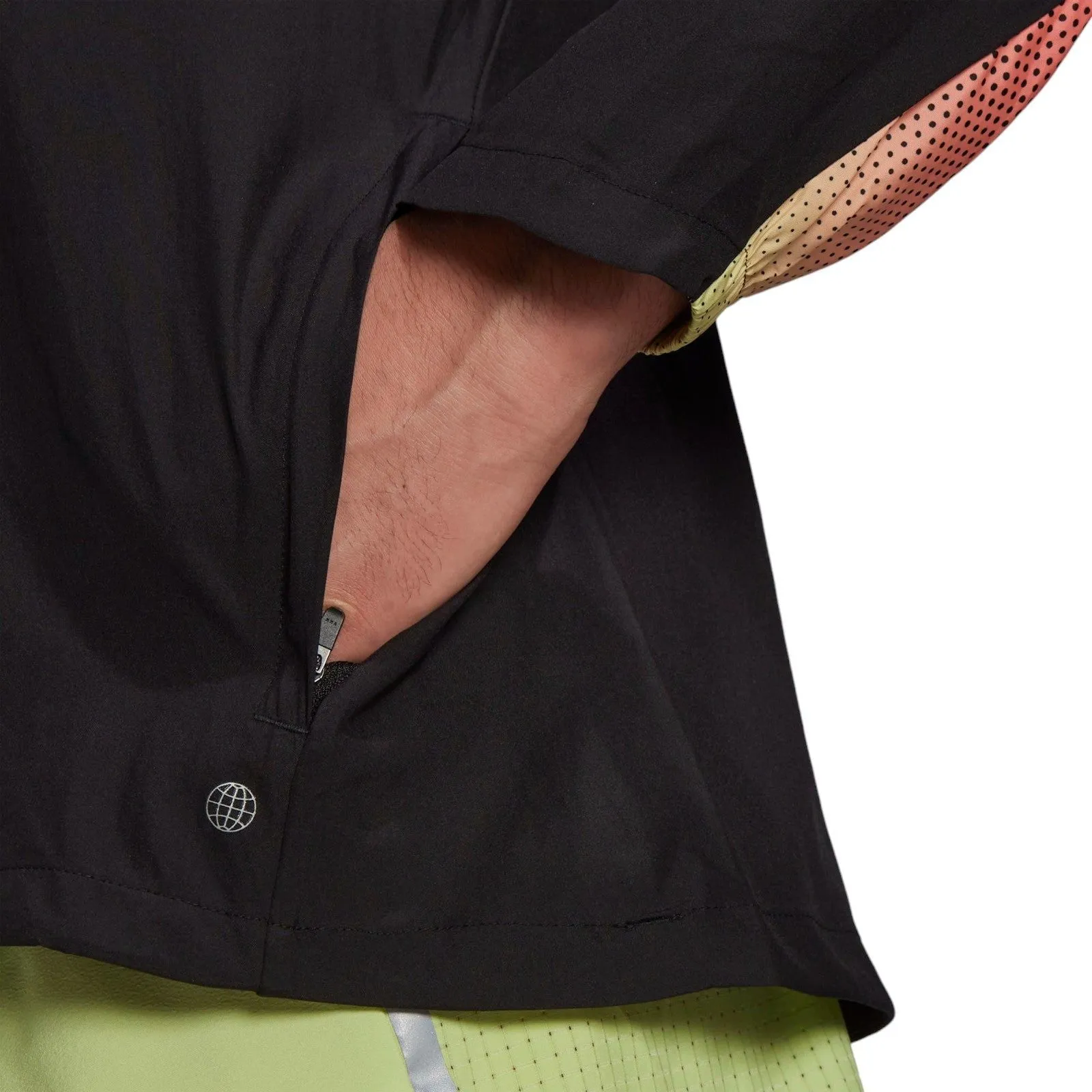 adidas Own the Run Colorblock Jacket - Black