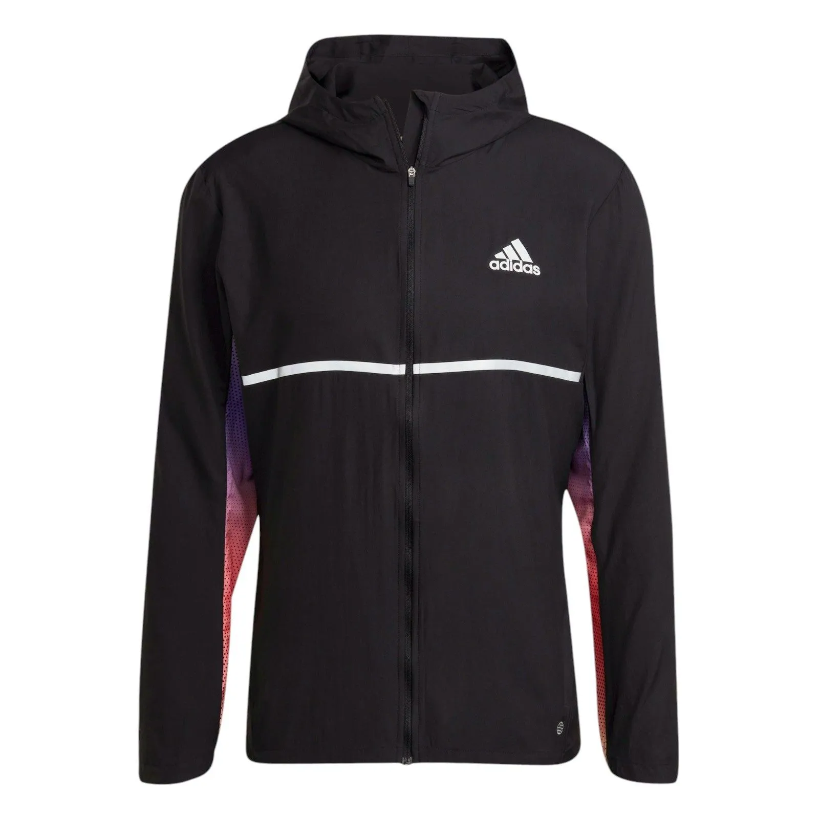 adidas Own the Run Colorblock Jacket - Black