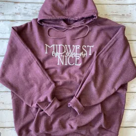 Adult Heather Maroon Midwest "Ope 'Scuse Me"