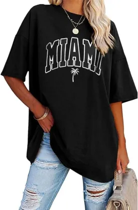 Aoang Graphic Tshirts Oversized Womens Summer Crewneck Short Sleeve Tee Shirt Blouse Tops