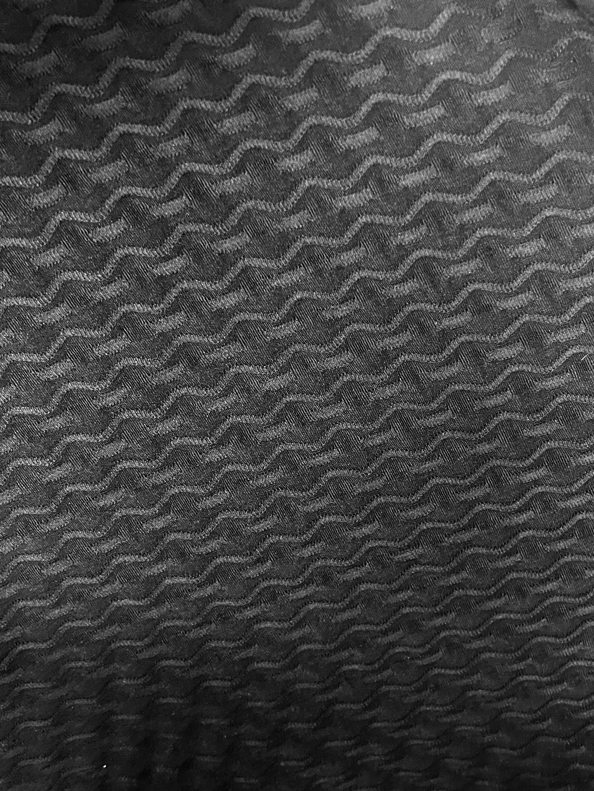 April Dress Black Embossed