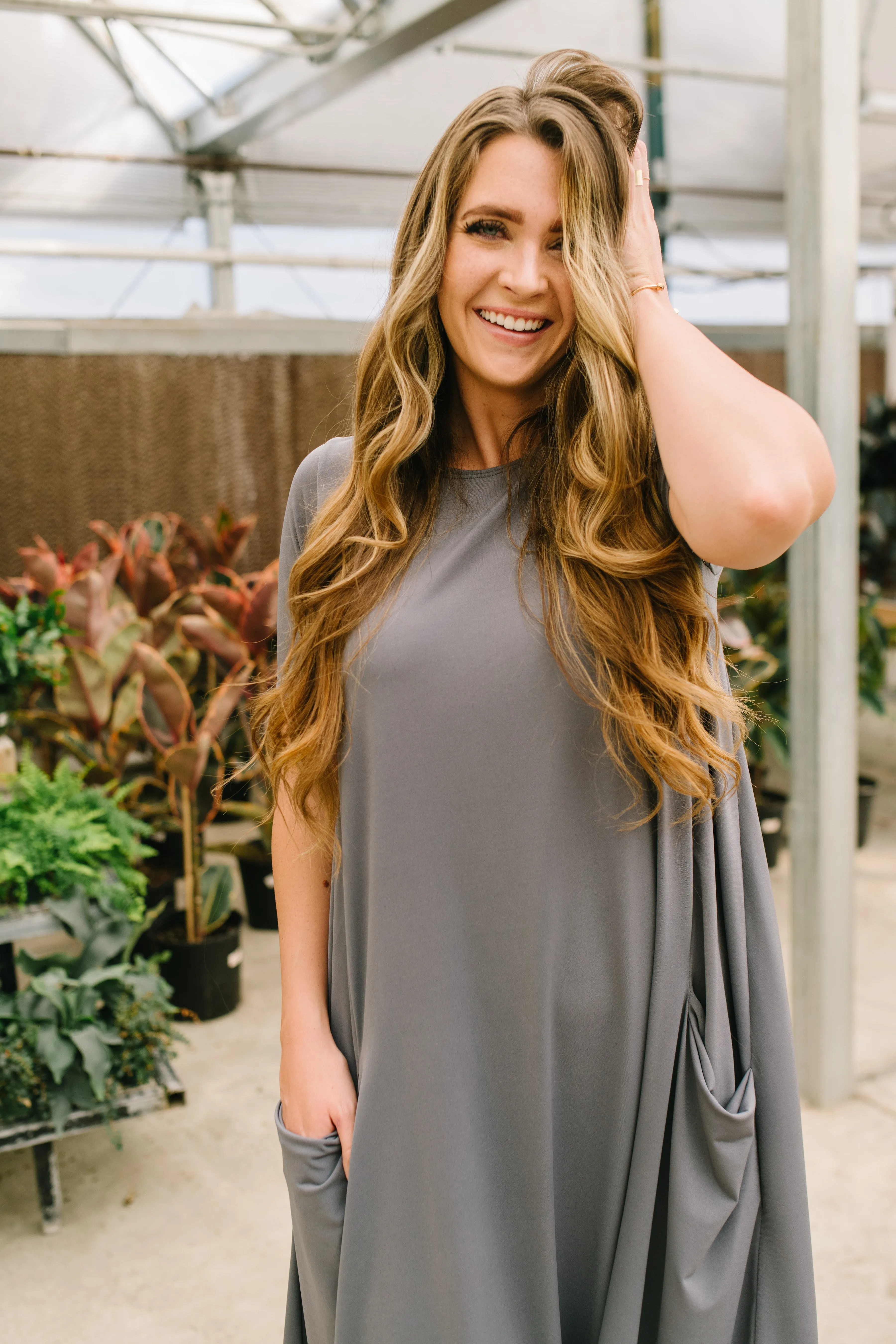 April Dress Pewter