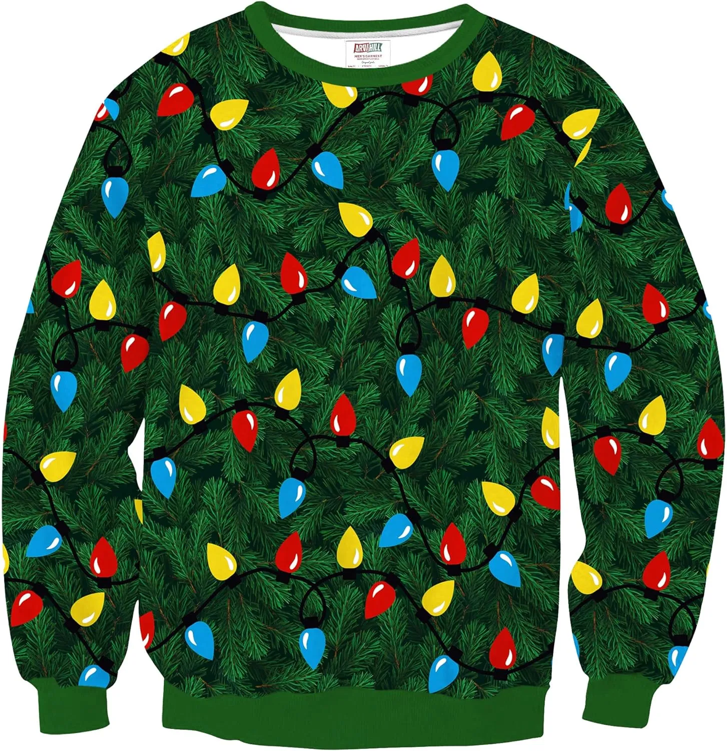 Arvilhill Men's Ugly Christmas Funny Graphic Long Sleeve Unisex Sweatshirt (S-3XL)