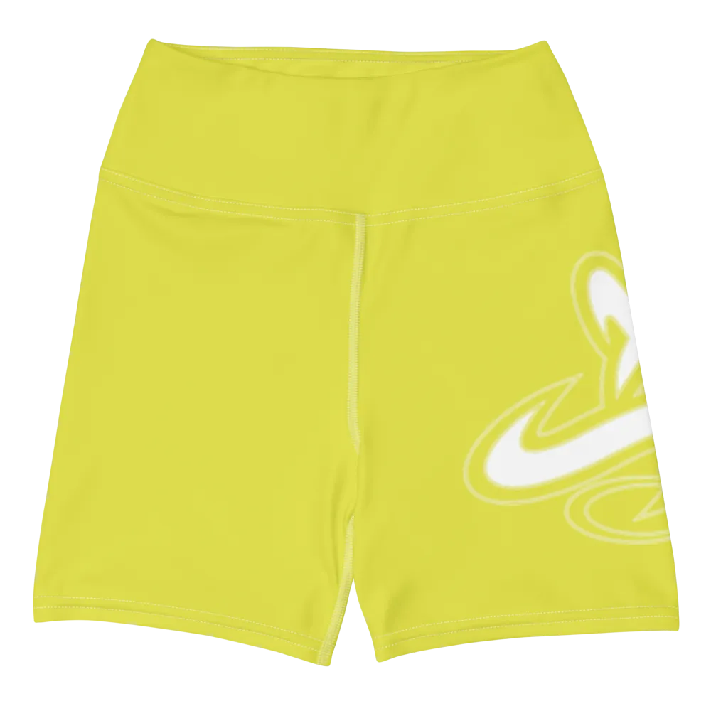 Athletic Apparatus Starship White logo White stitch Yoga Shorts