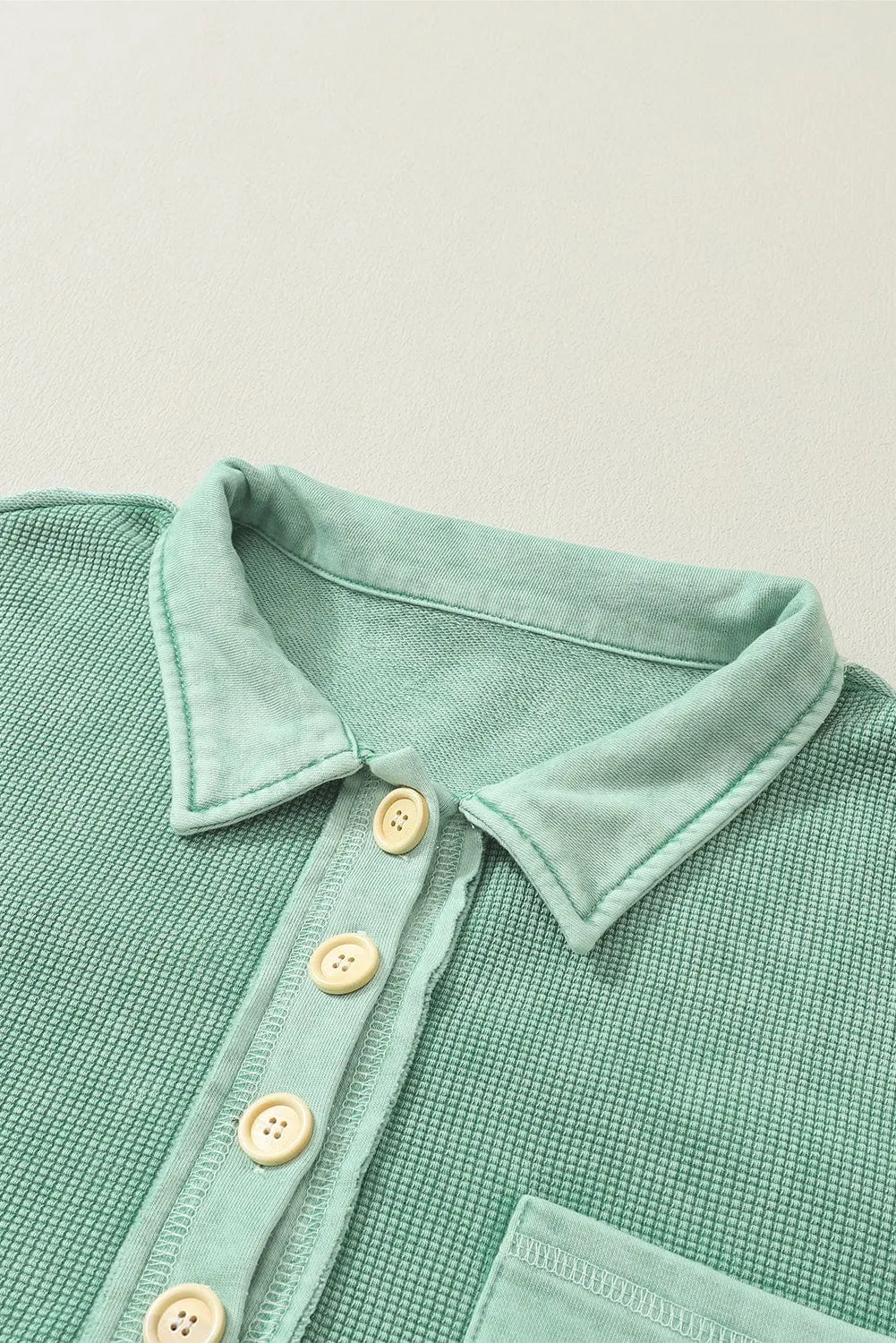 Casual Button-Up Flannel Shirt