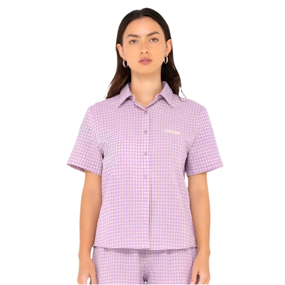 Checked Out Short Sleeve Shirt - Womens