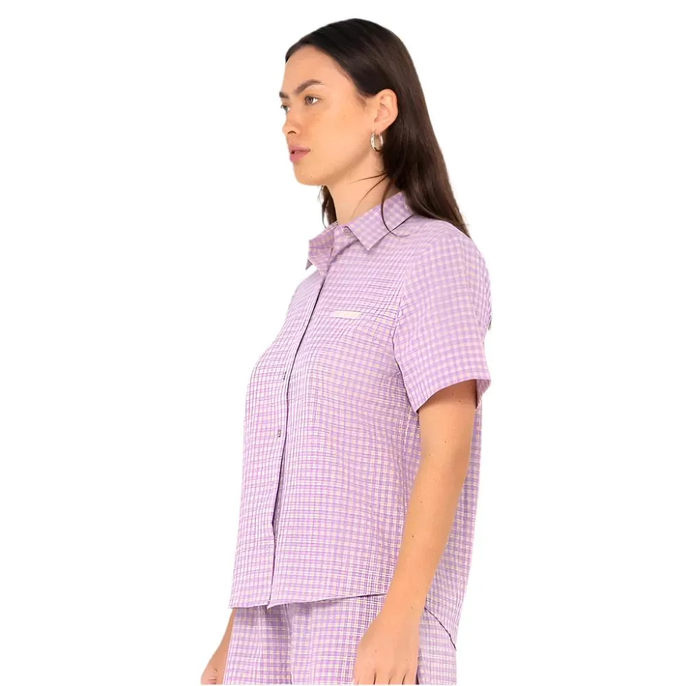 Checked Out Short Sleeve Shirt - Womens
