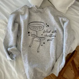 Cocktail Christmas Crewneck