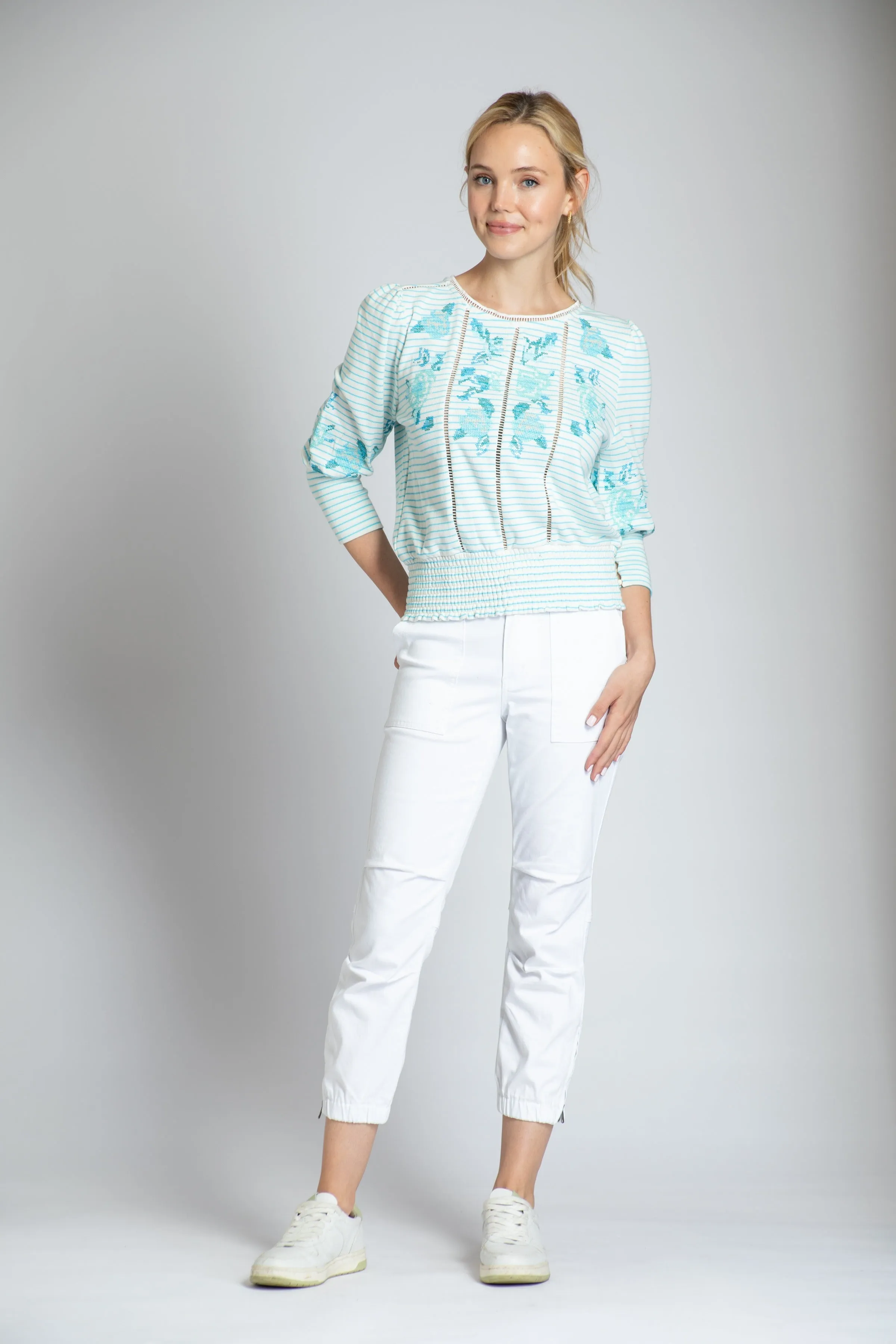 Crop Military Jogger Jean