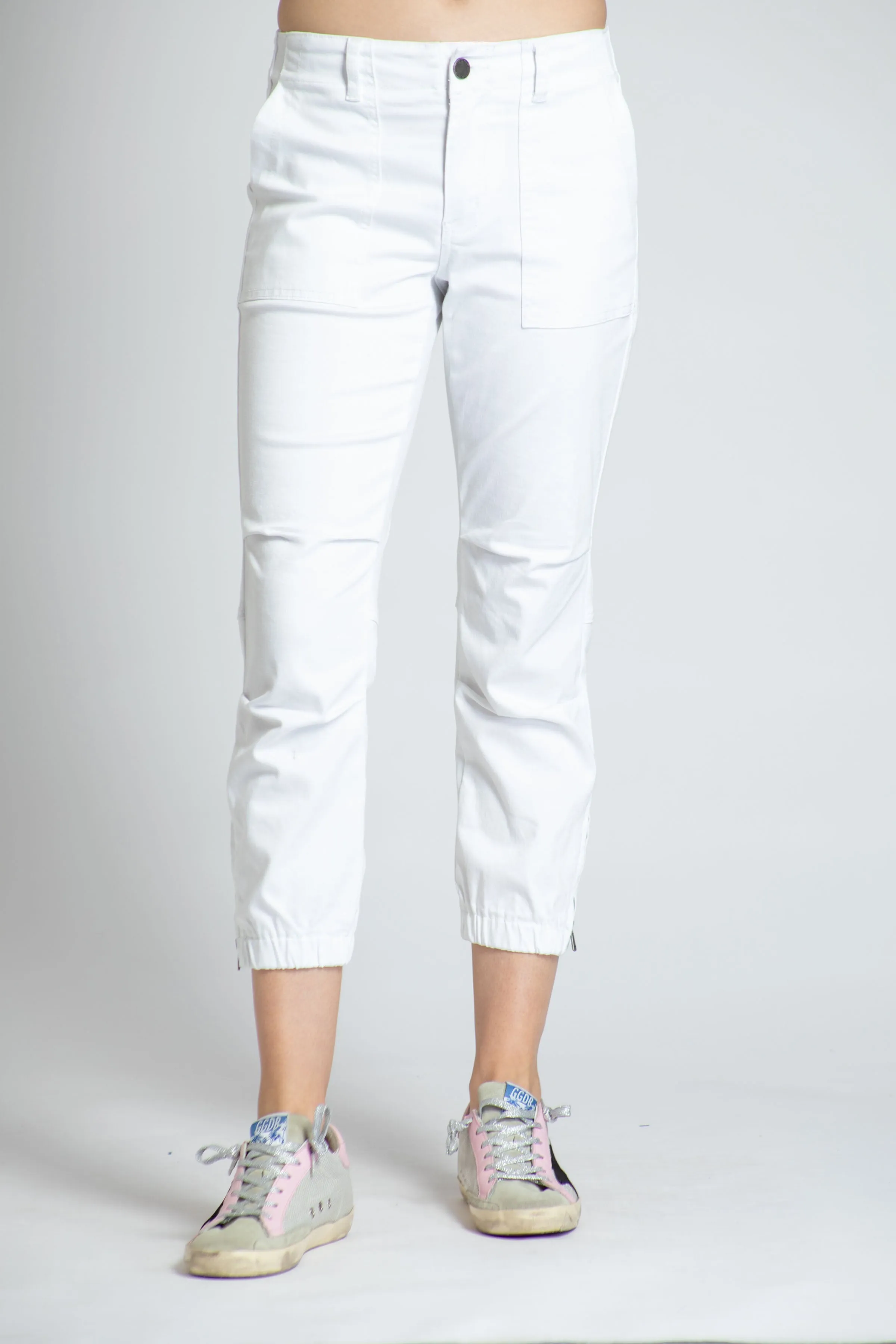 Crop Military Jogger Jean
