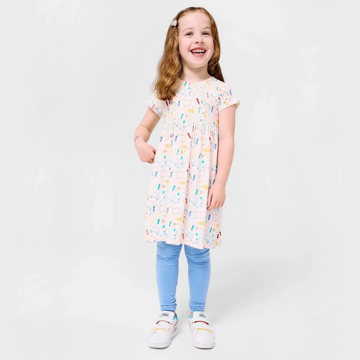 Doodle Pop Magnetic Dress   Legging Set