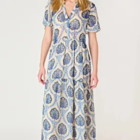 DX Flowy Midi Shirt Dress