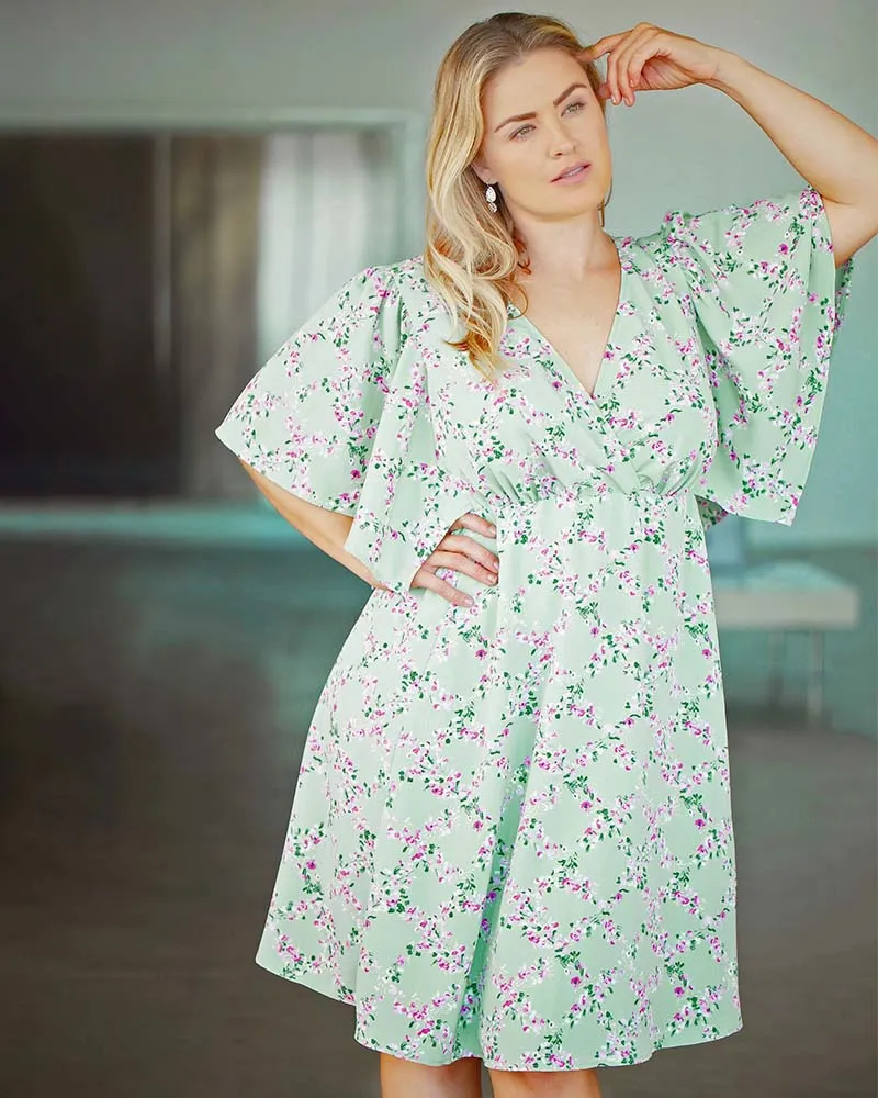 Florence Flutter Sleeve Dress - Sale!