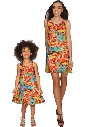Fox Sanibel Empire Waist Mother and Daughter Dress
