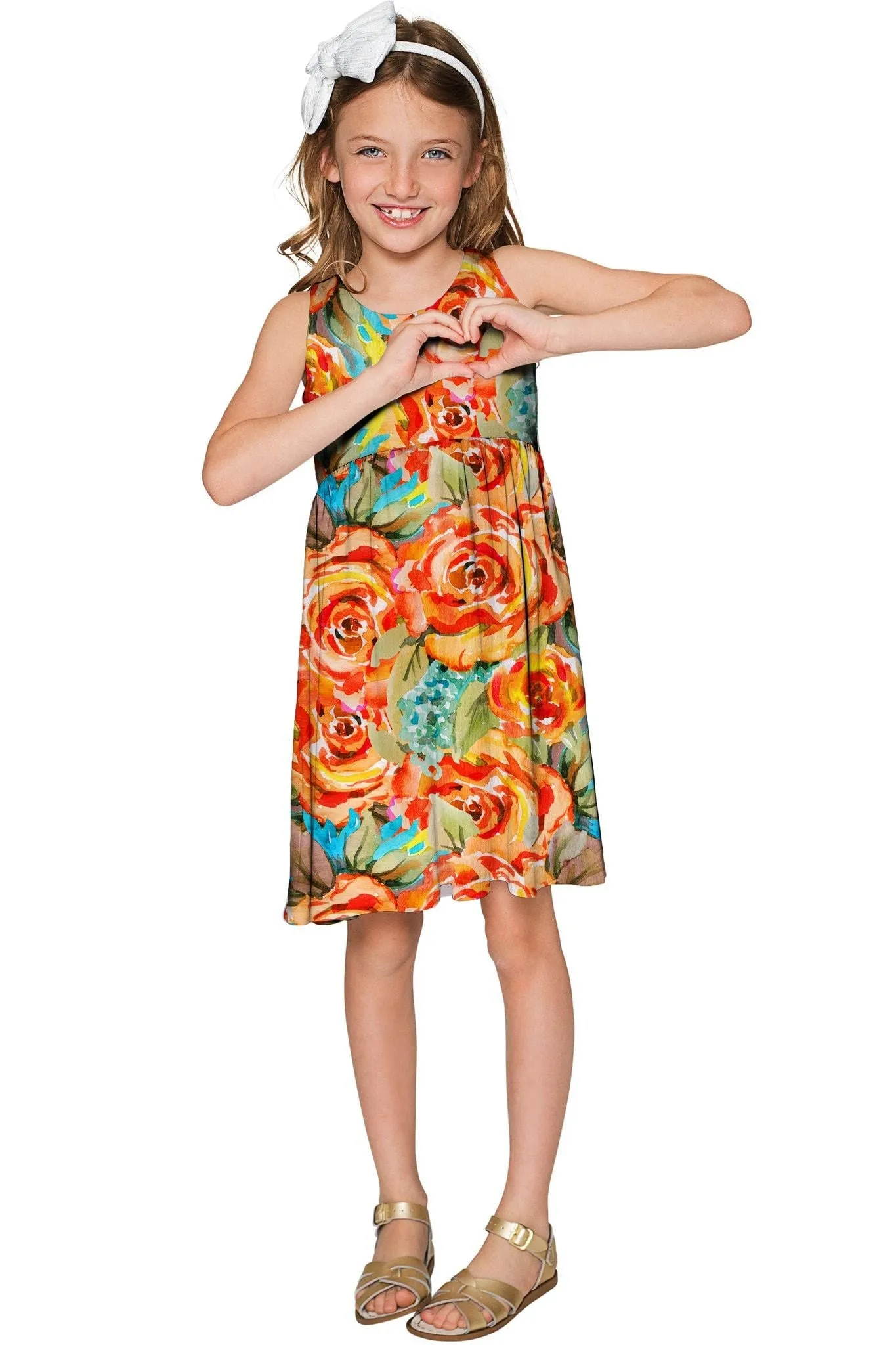 Fox Sanibel Empire Waist Mother and Daughter Dress