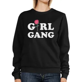 Girl Gang Sweatshirt Trendy Pullover Fleece For Teenage Girls