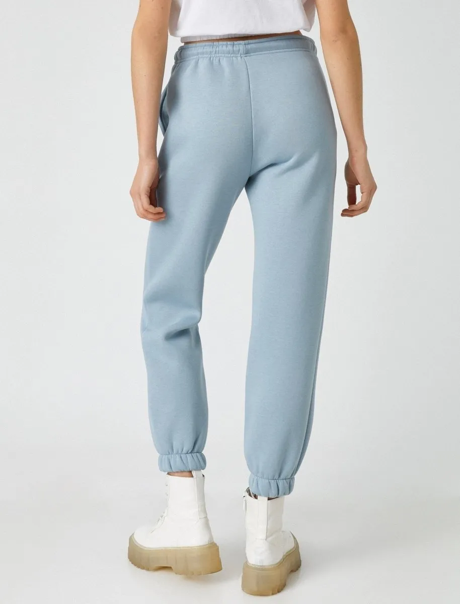 Girlfriend Jogger in Light Blue