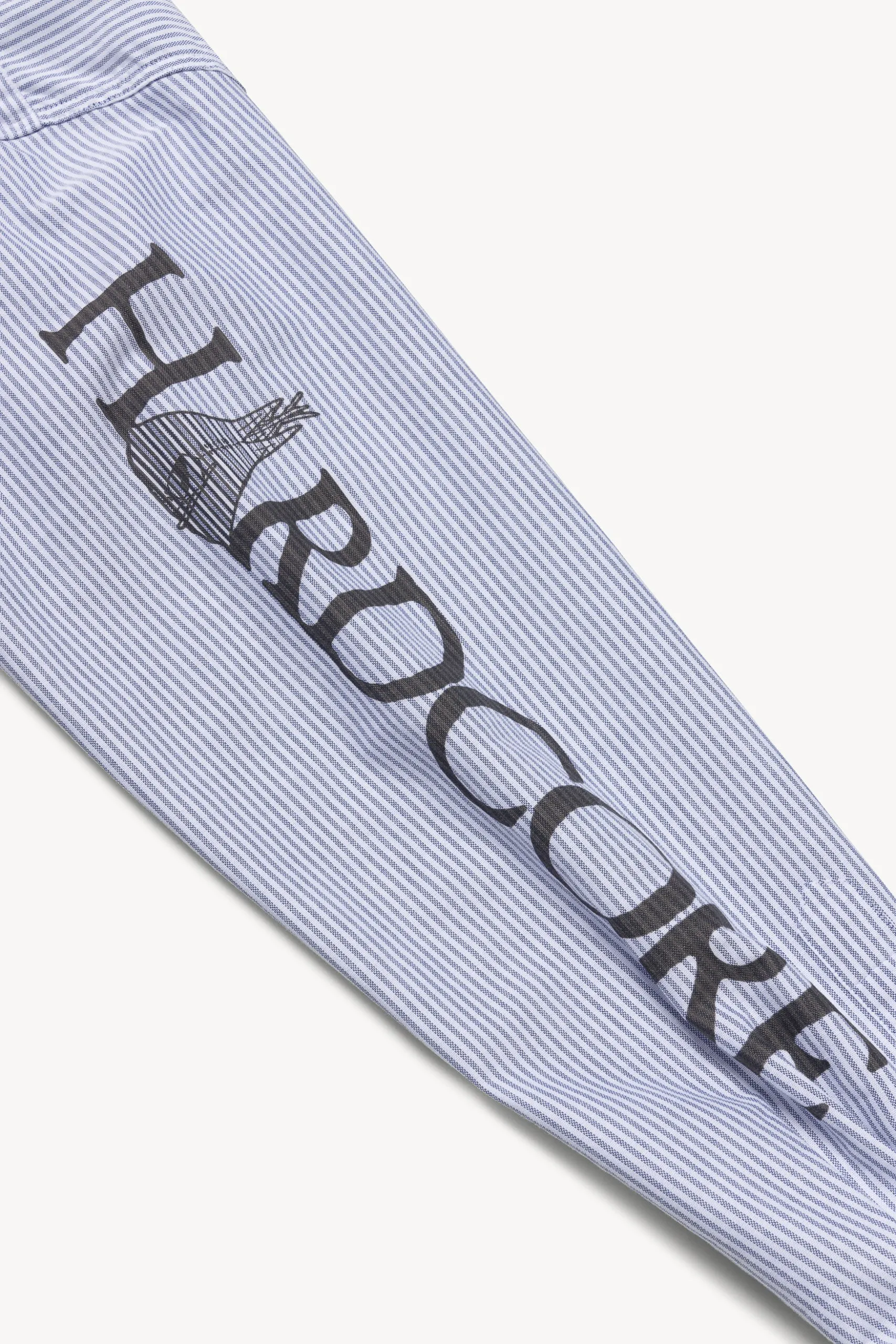Graphic Overprinted Oxford Shirt
