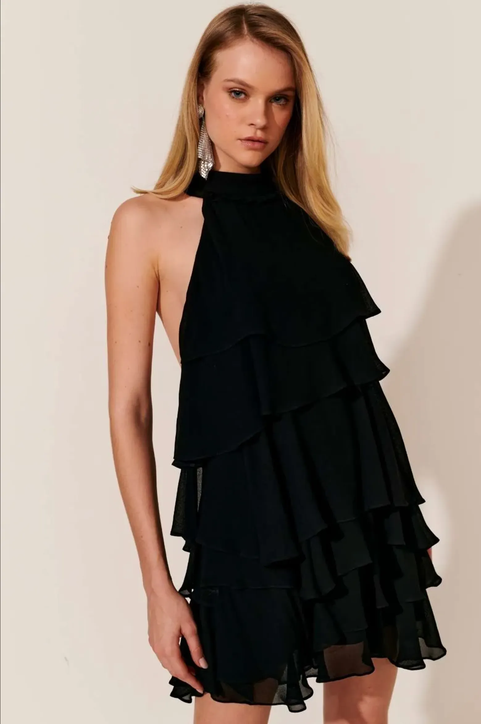 Halter Layered Dress