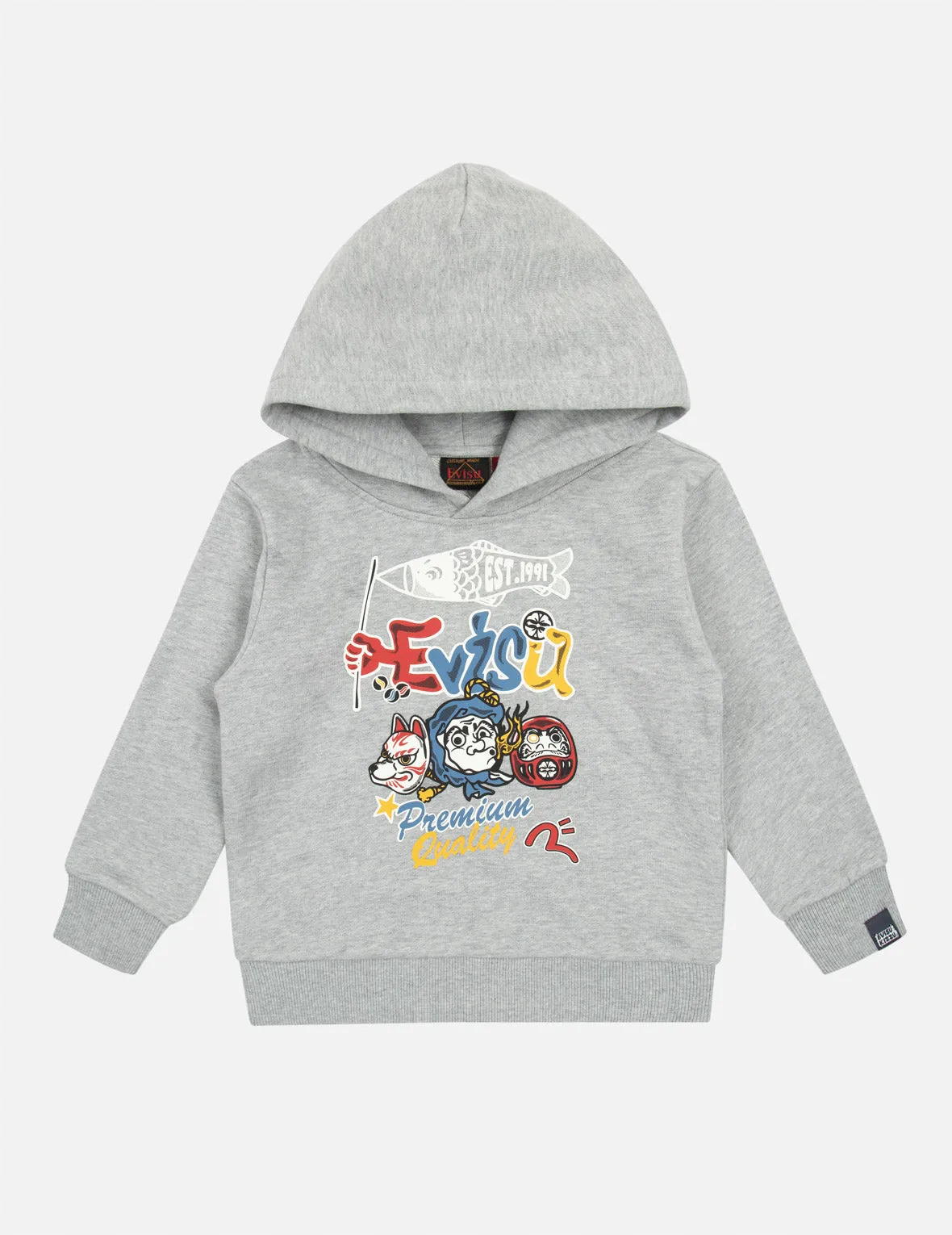 Hyottoko Festival Graphic Print Regular Fit Hoodie