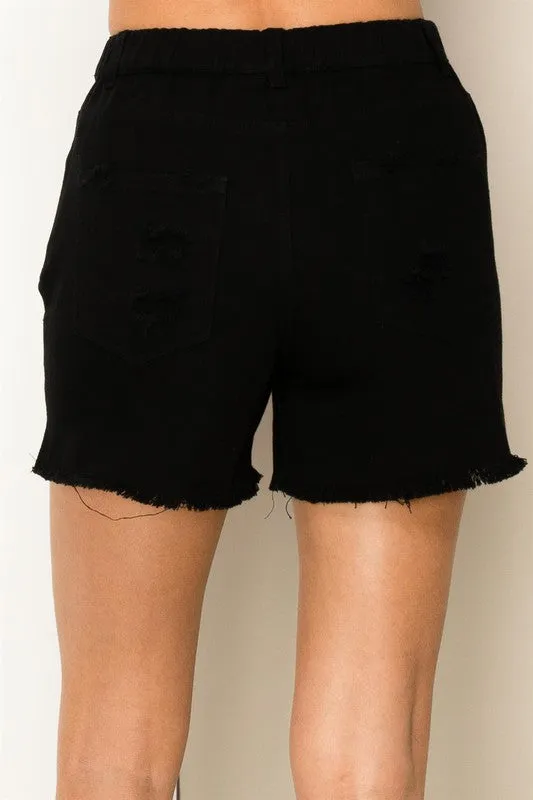 Joe distressed denim shorts