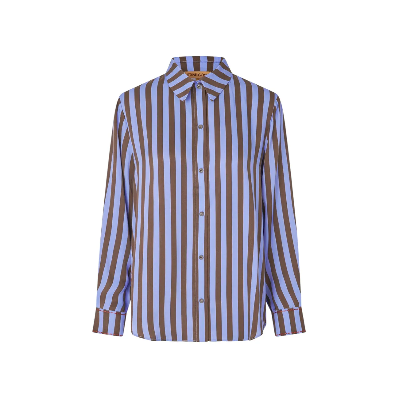 LONG SLEEVE SHIRT EMBROIDERY STRIPE
