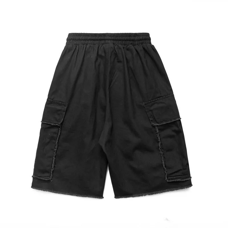 Man Fall Outfits Cargo Pants Casual Pants Men's Retro Functional Large Pocket Overalls Shorts Men's