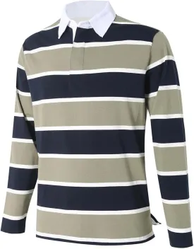 Mens Polo Shirts Striped Cotton Moisture Wicking Classic Collared Casual Golf Shirts for Men