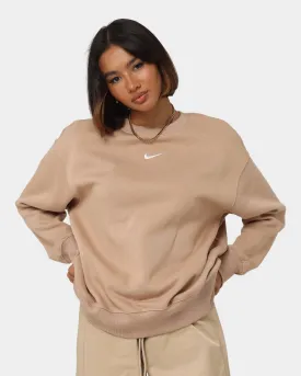 Nike Nike Sportswear Women's Phoenix Fleece Oversized Crewneck Hemp/Sail