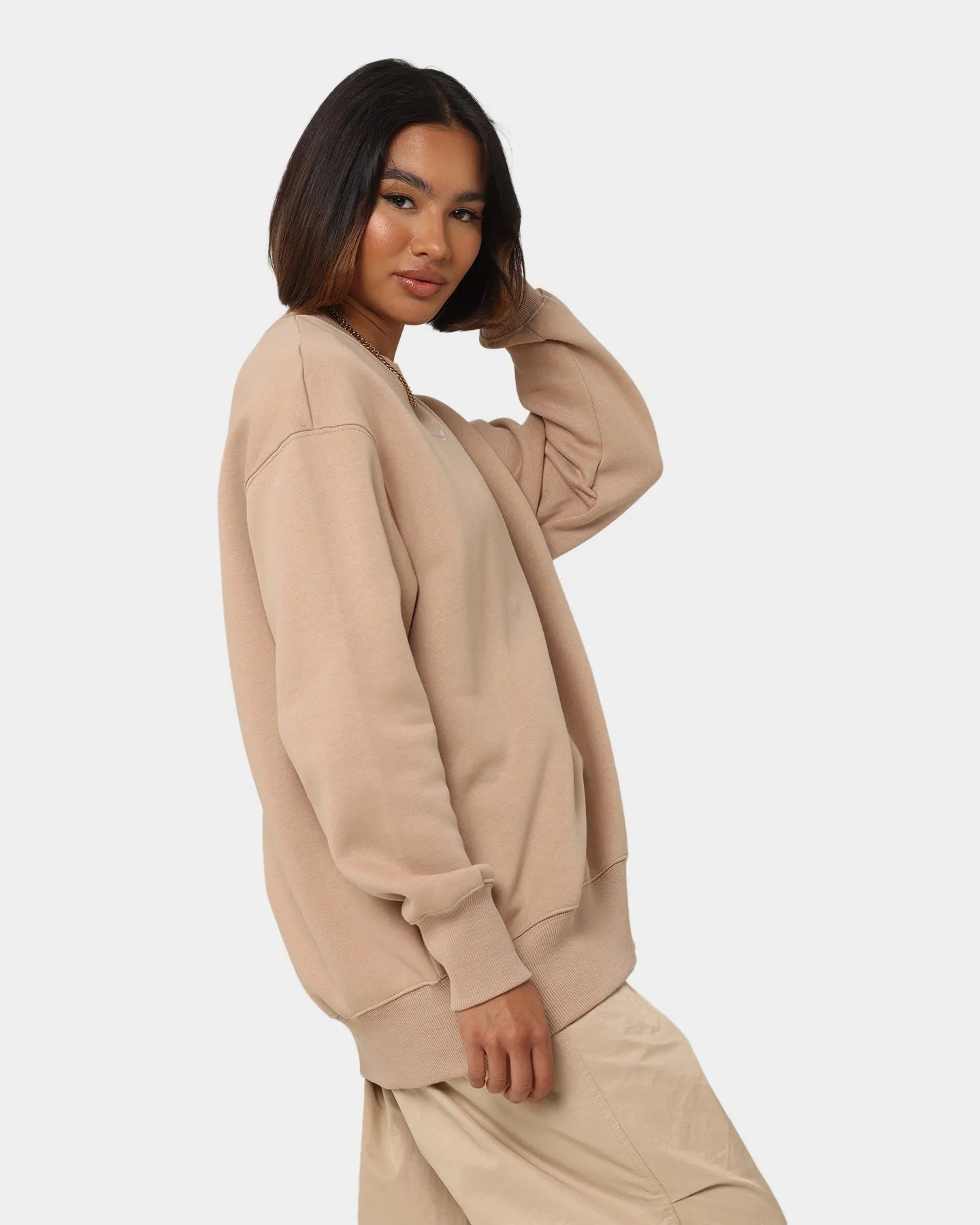 Nike Nike Sportswear Women's Phoenix Fleece Oversized Crewneck Hemp/Sail