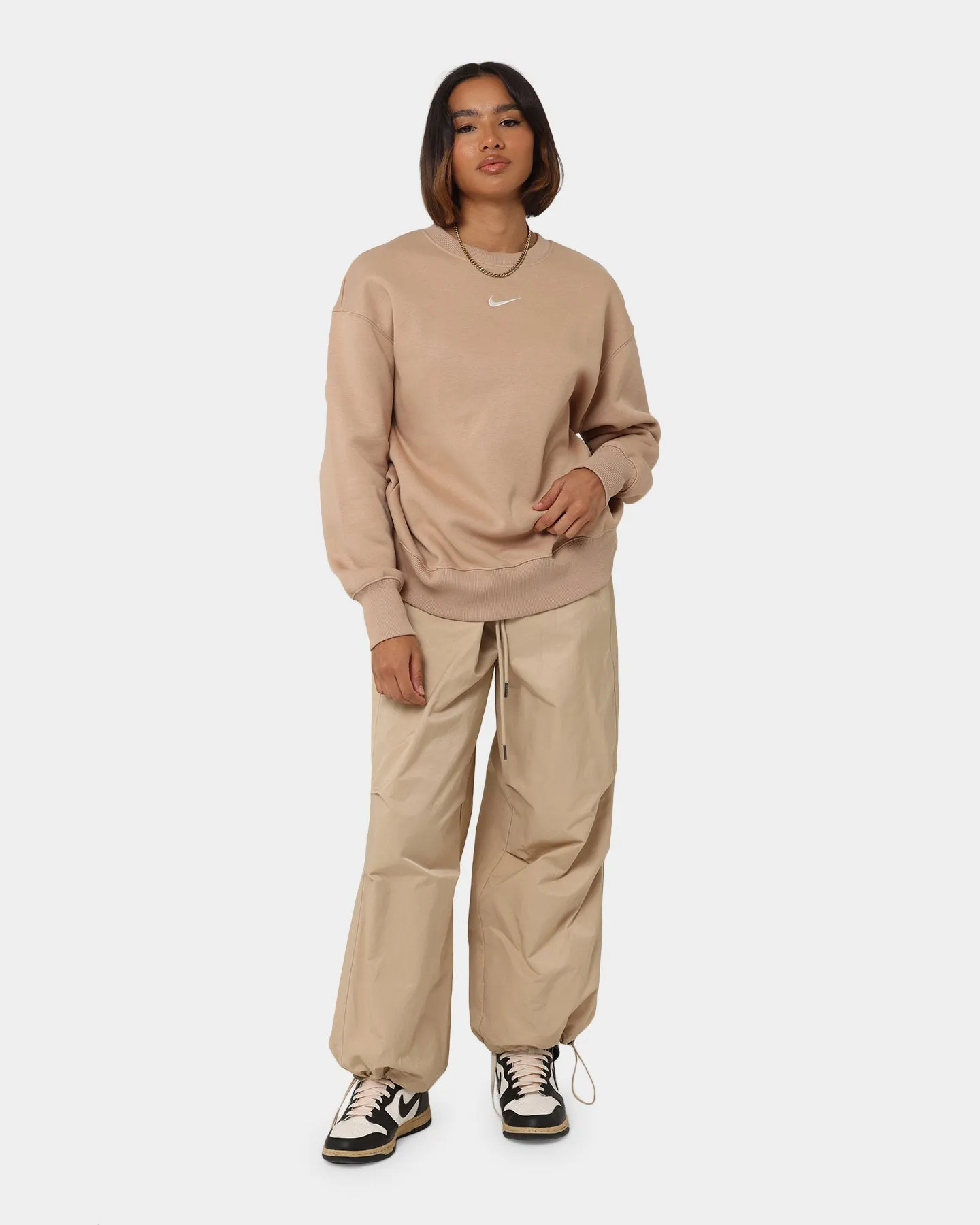 Nike Nike Sportswear Women's Phoenix Fleece Oversized Crewneck Hemp/Sail