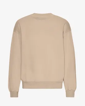 Organic Oversized Crew - Oyster Grey