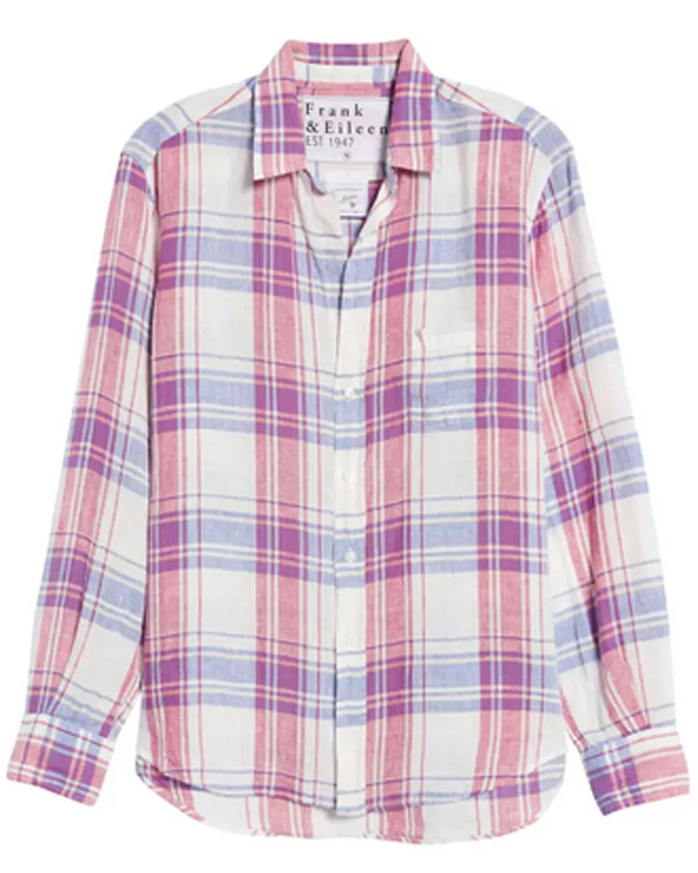 Pink Multi Plaid Eileen Button Up Shirt
