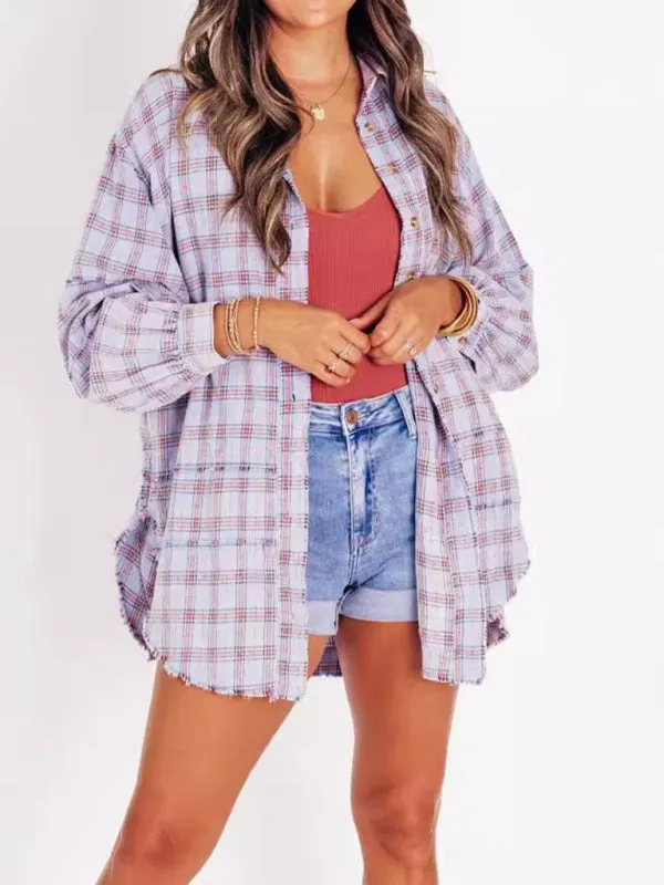 Plaid Button-Up Shirt: Casual, Cozy & On-Trend