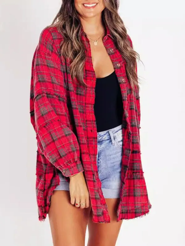 Plaid Button-Up Shirt: Casual, Cozy & On-Trend