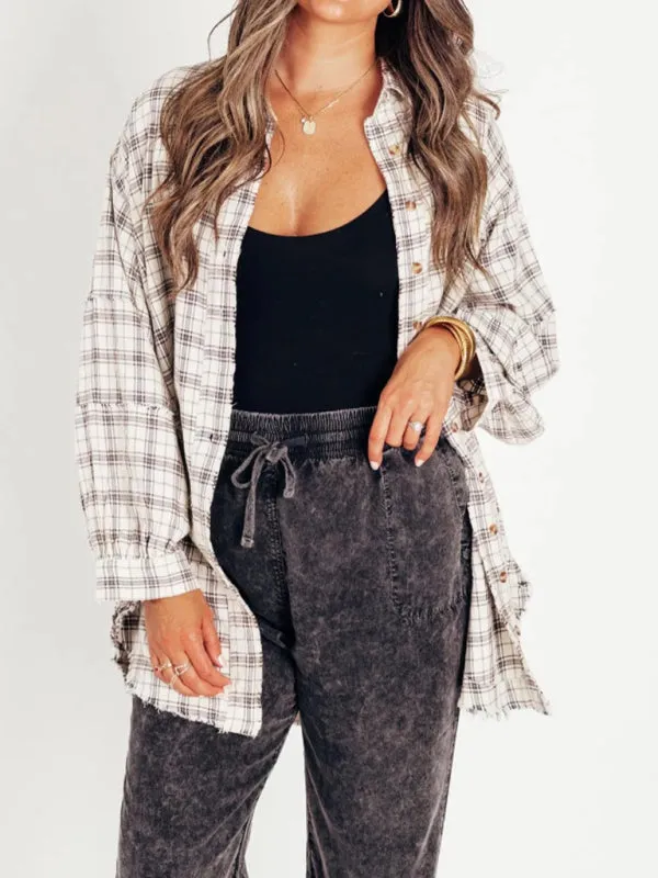 Plaid Button-Up Shirt: Casual, Cozy & On-Trend
