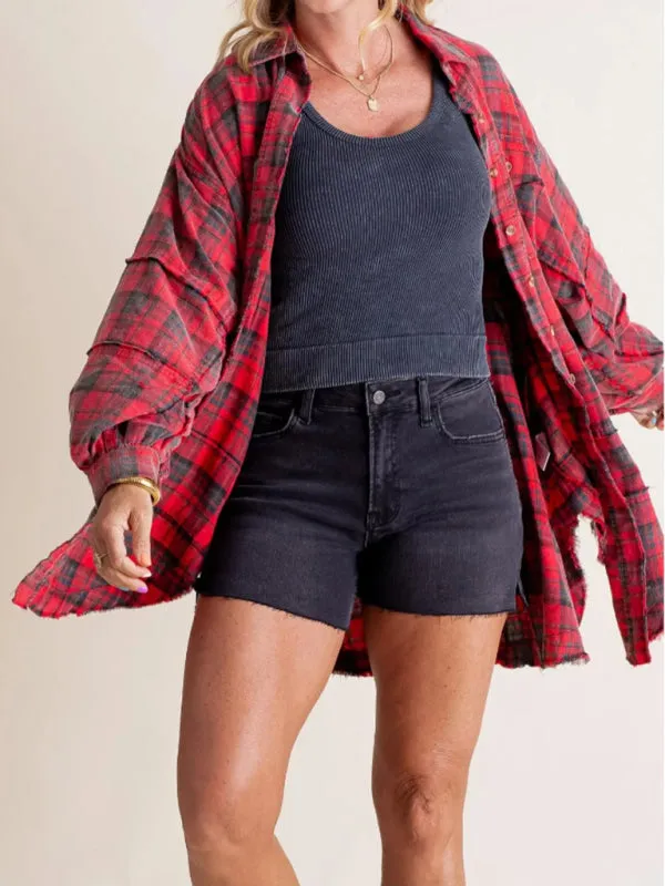 Plaid Button-Up Shirt: Casual, Cozy & On-Trend