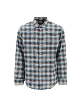 Plaid Button-Up Shirt