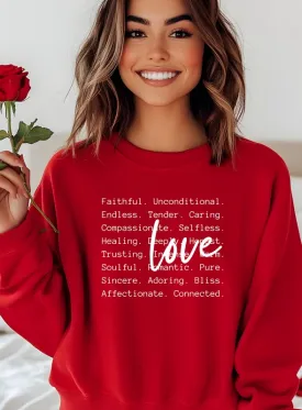 "Love Words" Sweatshirt