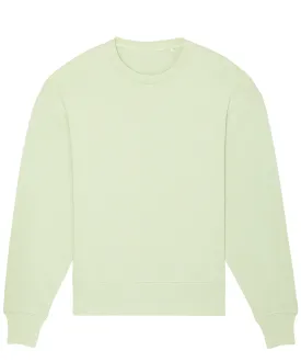Radder oversized brushed crewneck (STSU857) | Stem Green