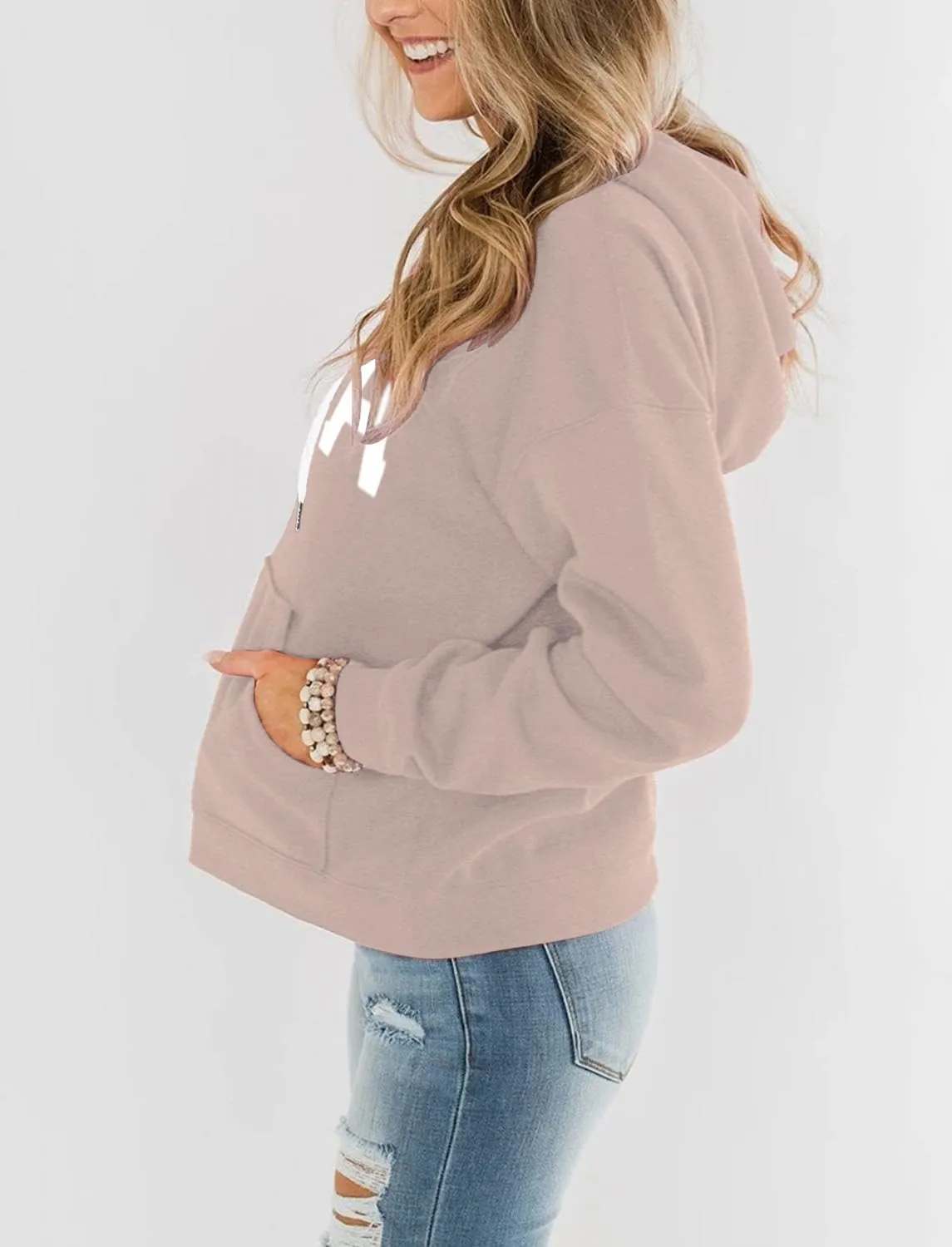 REVETRO Womens Hoodie Graphic Tie Dye Sweatshirt Casual Long Sleeve Hoodies Drawstring Pullover Tops With Pocket