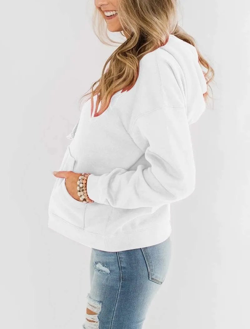 REVETRO Womens Hoodie Graphic Tie Dye Sweatshirt Casual Long Sleeve Hoodies Drawstring Pullover Tops With Pocket