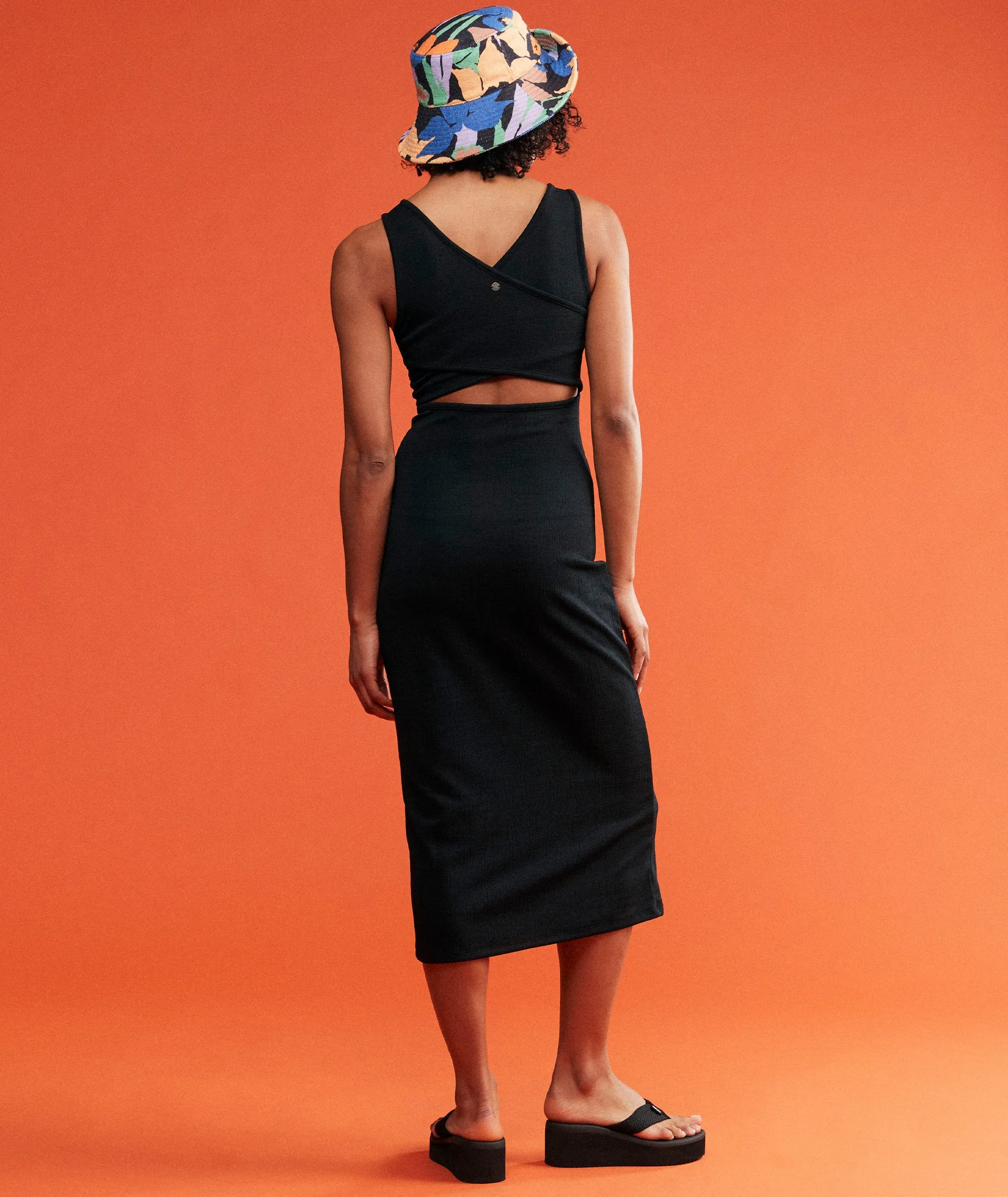 Roxy Good Keepsake Dress-Anthracite