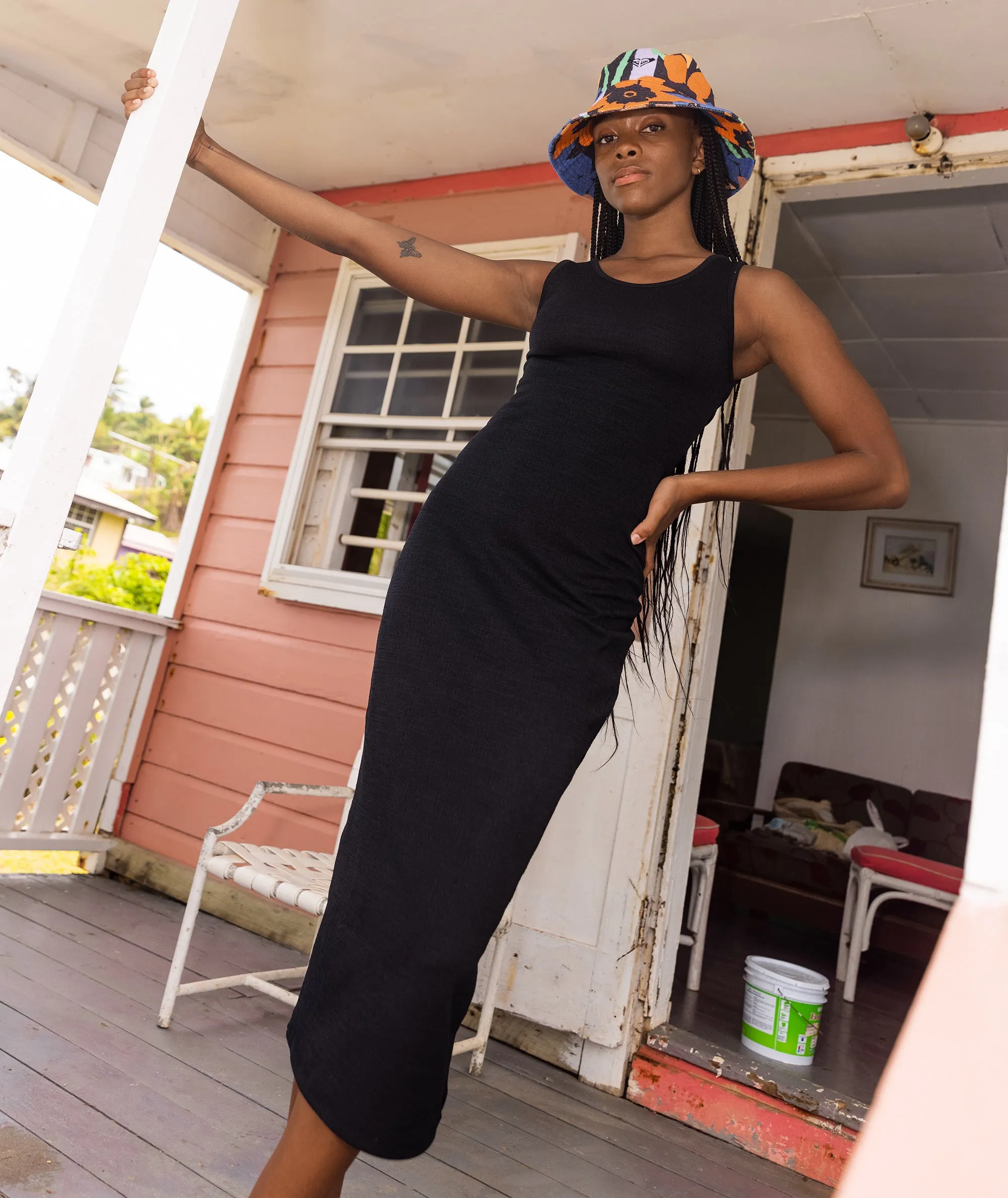 Roxy Good Keepsake Dress-Anthracite