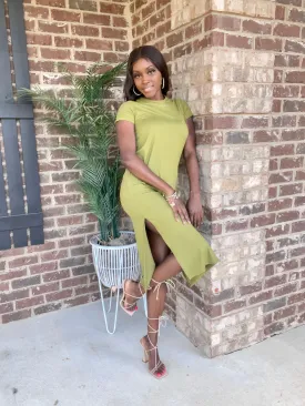 Side Slit Comfy Dress