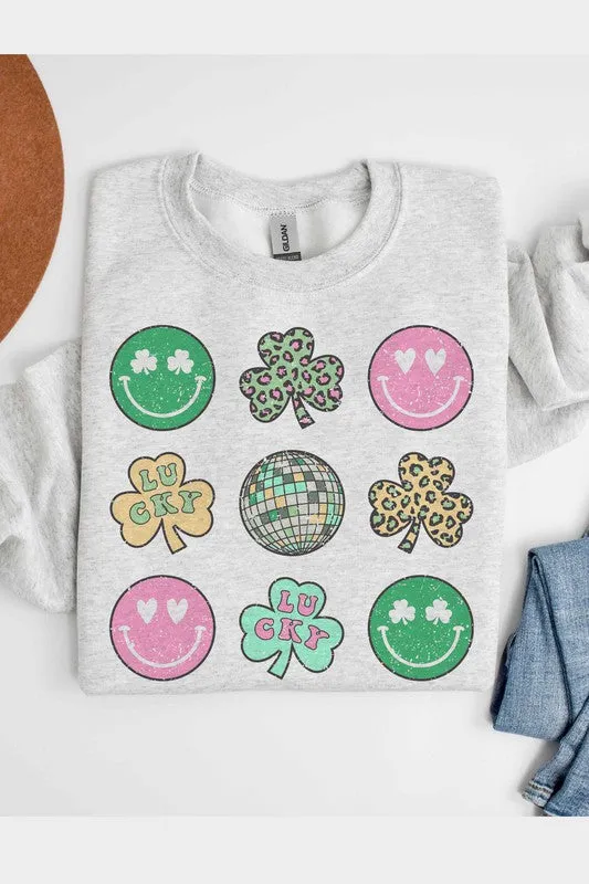 St. Patrick's Smiley Gallery Sweatshirt