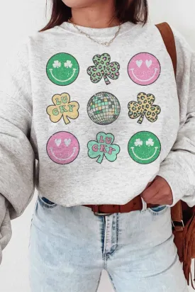 St. Patrick's Smiley Gallery Sweatshirt