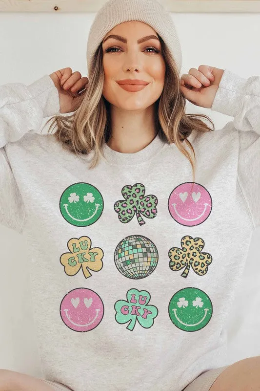 St. Patrick's Smiley Gallery Sweatshirt