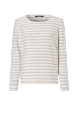 STRIPED ROLL NECK JUMPER