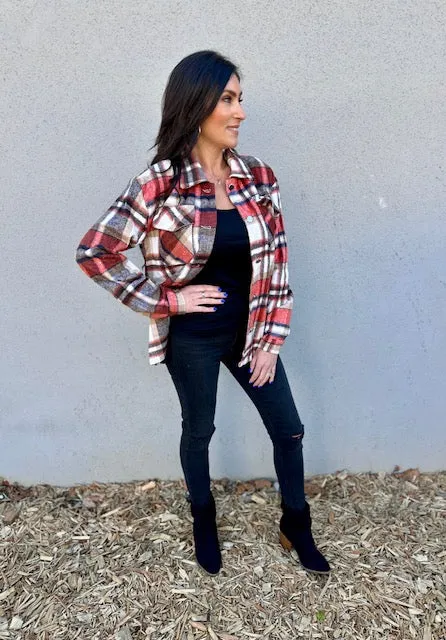 Sweetie Color Block Shacket